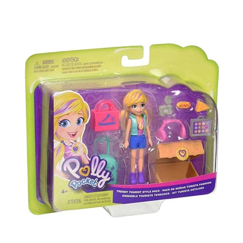POLLY POCKET DOLL MANY ACCESSORIES PLAY SET FAB STUDIO BEST FRIEND ACTIVE  PACK