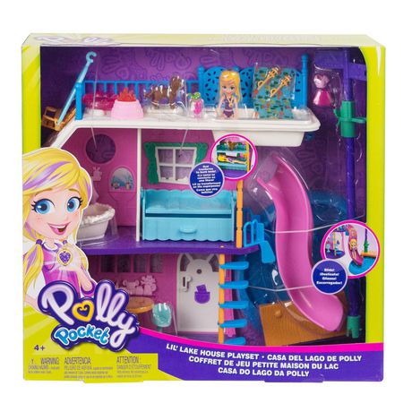 Polly Pocket Club House - Casa Club Espacos Secretos Set de Jogos