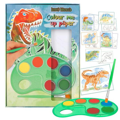 DINO WORLD COLOR ME UP PAPER