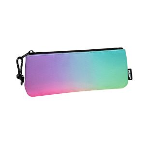 SM FLAT PENCILCASE SUNSET BLK