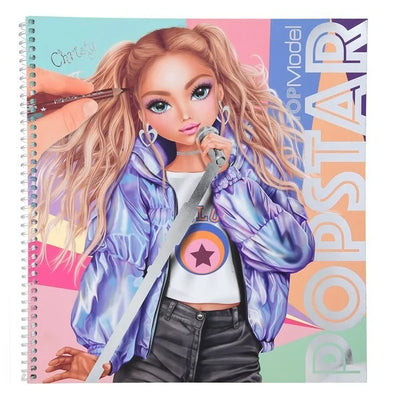 TOPMODEL POPSTAR  KLEURBOEK