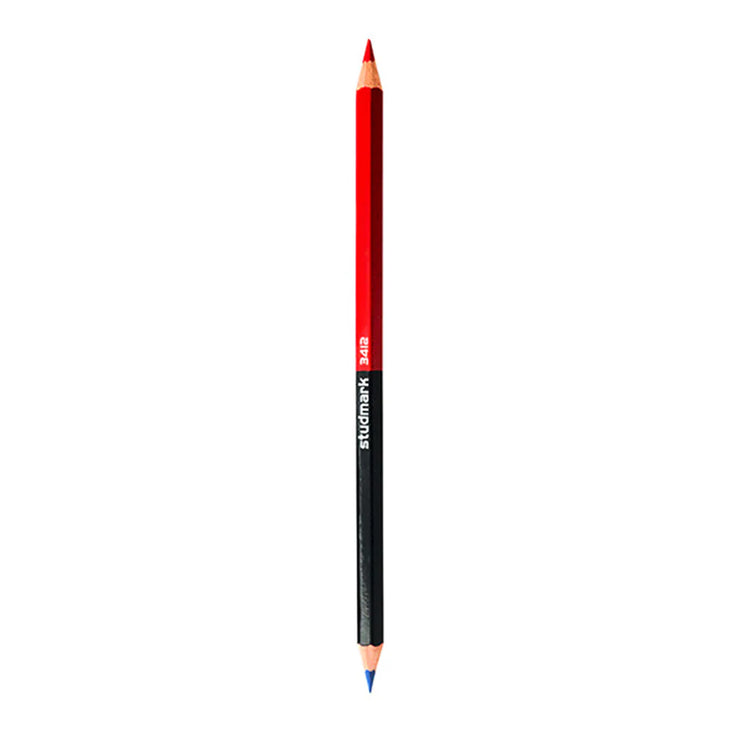 PENCIL BICOLOR RED/BLUE