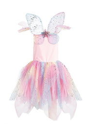 RAINBOW FAIRY DRESS&WINGS 5-6