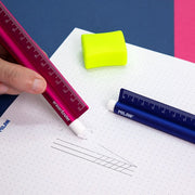 ERASER & RULER 15 CM