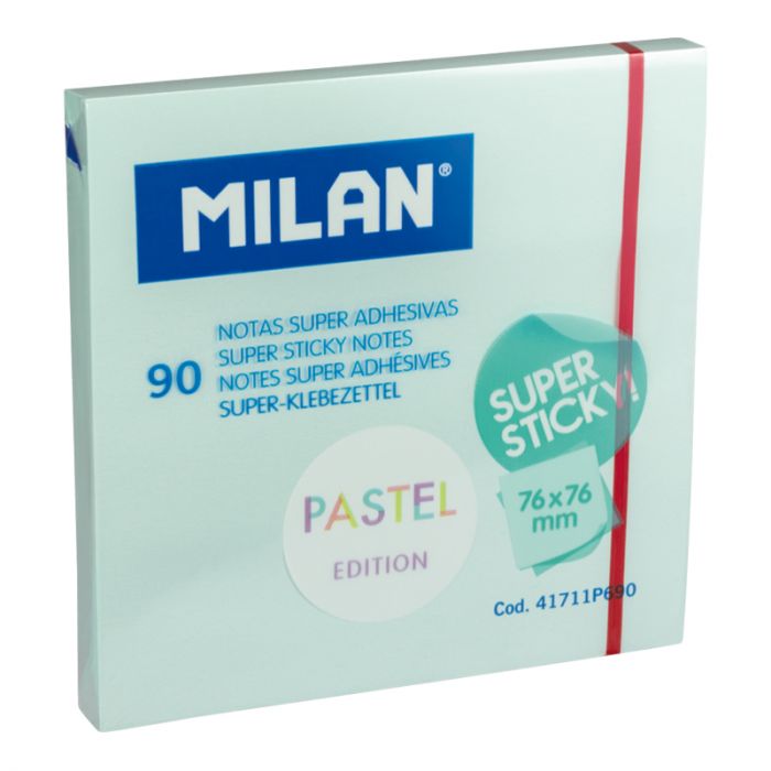 90 SUPER STICKY NOTE BLUE 76MM