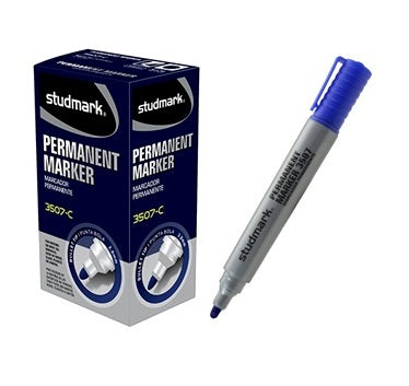 PERM MARKER M BUL TIP BLUE