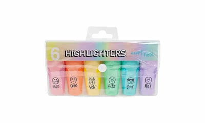 HIGHLIGHTERS HAPPY PASTEL 6/