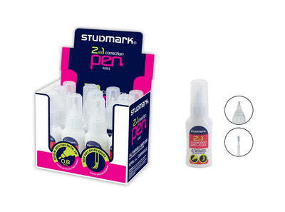 Studmark correction pen 10ML 2 in 1