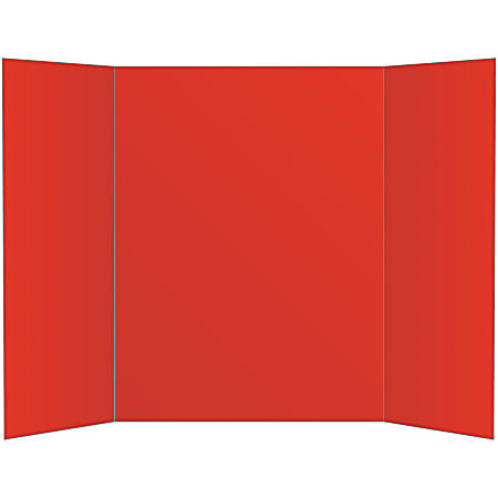 TRIFOLD PRES. BRD 36"X48" RED