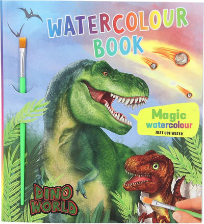 DINO WORLD WATERVERF BOEK