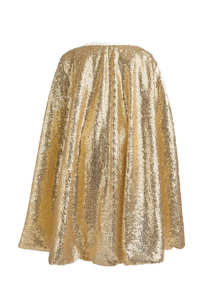 GRACIOUS GOLD SEQUINS CAPE 5-6