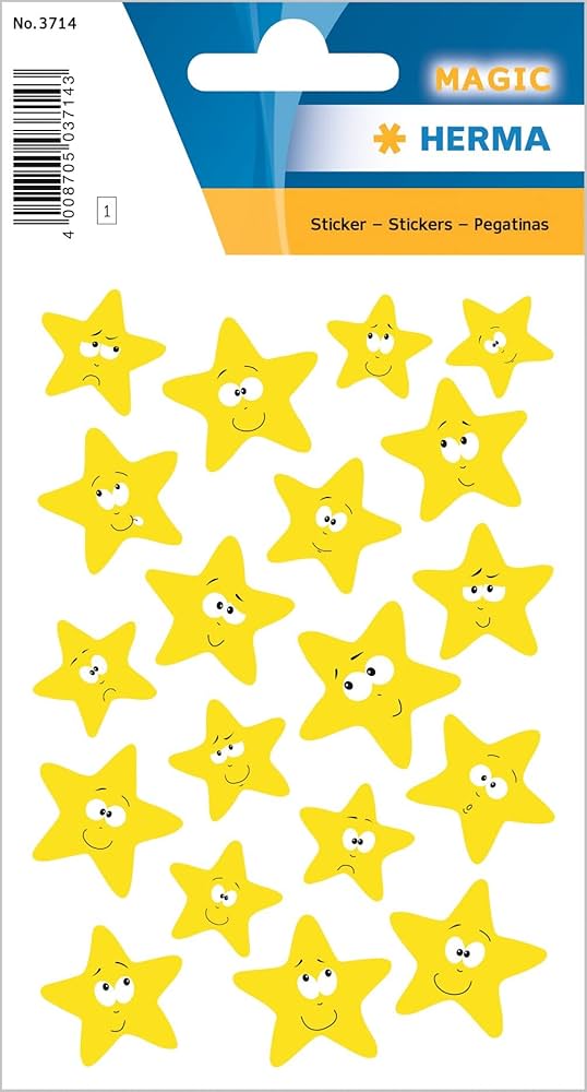 STICKER MAGIC STARS LUMINOUS Y