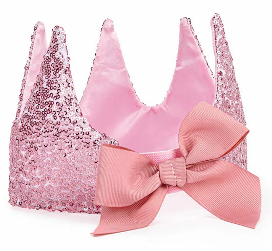 PRECIOUS PINK SEQUINS CROWN