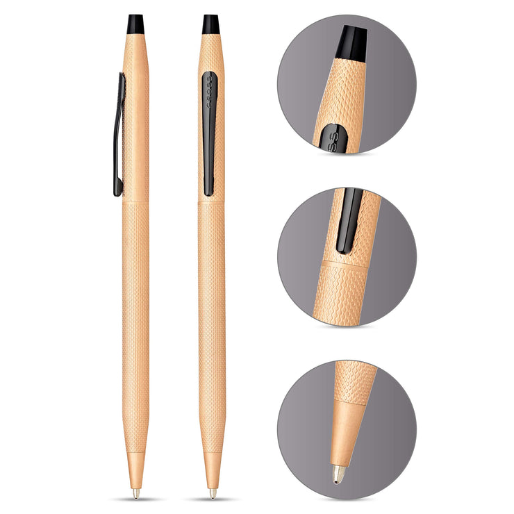 Cross Classic Century Brushed Rose-Gold PVD Ballpoint Pen