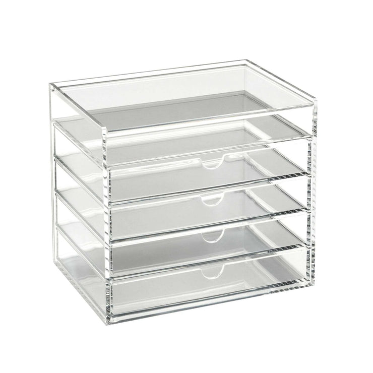 ACRYLIC FIVE DRAWER W/LID