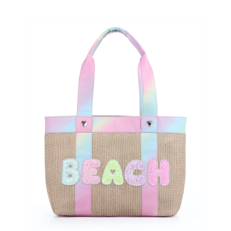 BEACH STRAW TOTE ORC