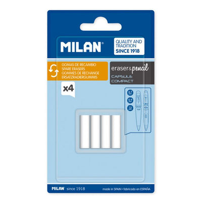 4PK ERASERS /MECHANICAL PENCIL