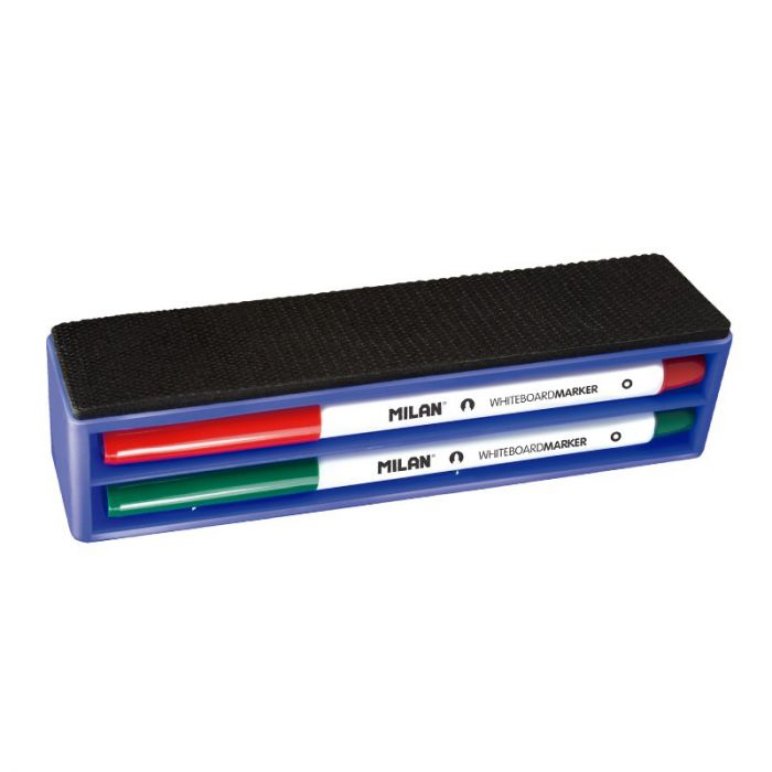 WHITEBOARD ERASER & 4 MARKERS