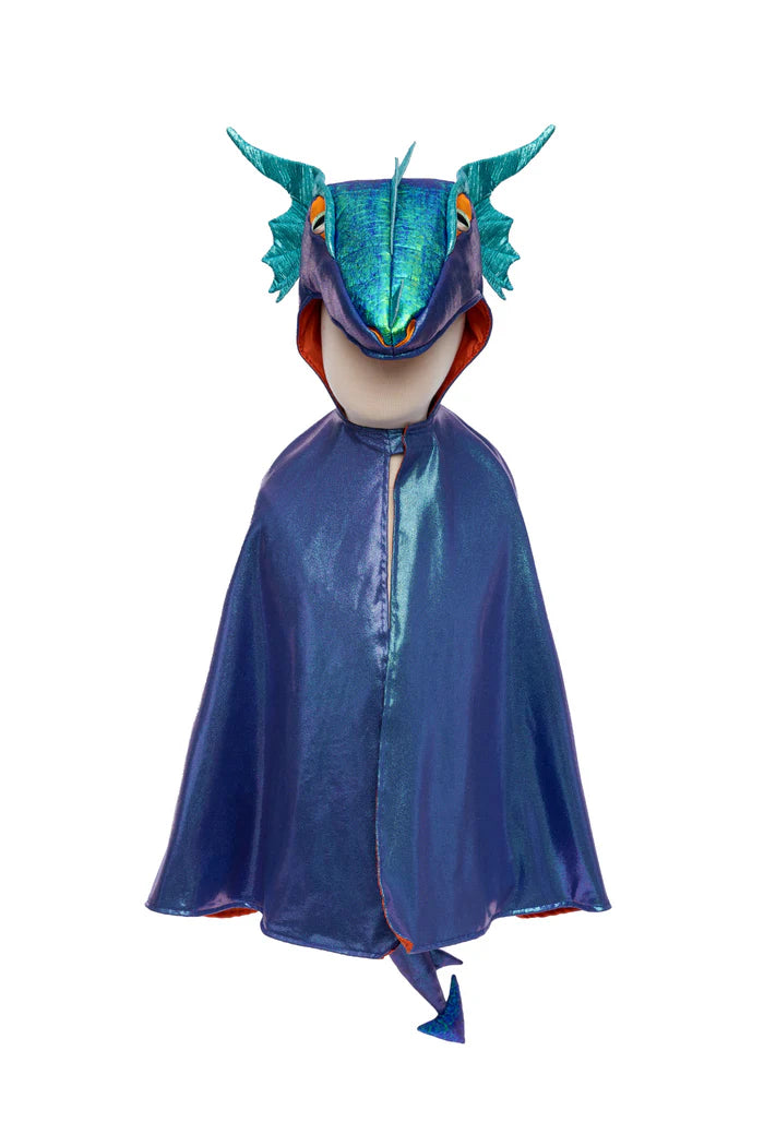 AZURE METALLIC DRAGON CAPE