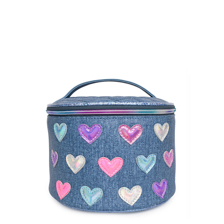 HEART DENIM ROUND TR