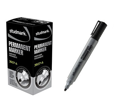 PERM MARKER M BUL TIP BLACK