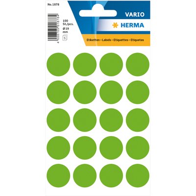 STICKER VARIO DOTS N.GREEN 19M