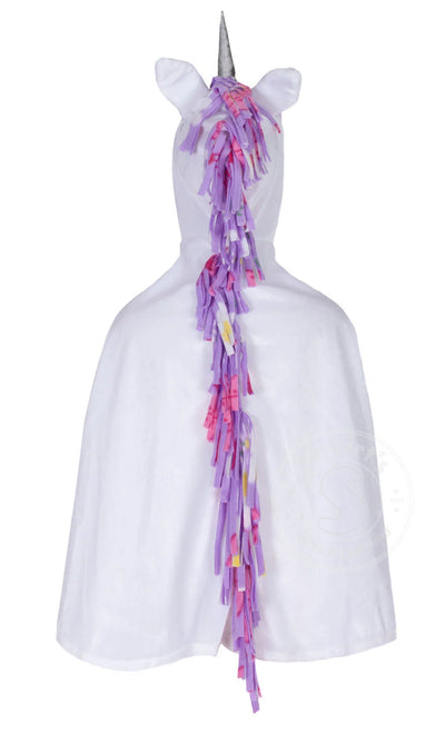 BABY UNICORN CAPE WHT 12/24M