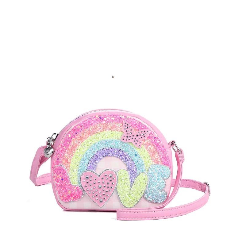 XBODY BAG LOVE RAINBOW GLITTER