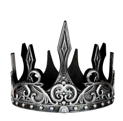 MEDIEVAL CROWN SILVER/BLACK