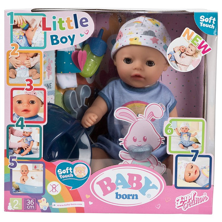 BABY BORN SOFT TOUCH LITTLE BOY 36CM