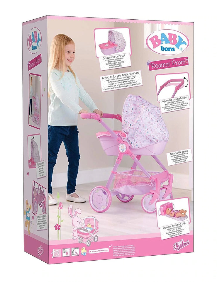 BABY BORN POPPENWAGEN MET TAS