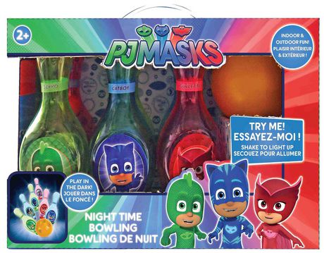 PJ MASKS LIGHT UP BOWLING SET