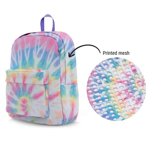 RAINBOW TIE DYE MESH BACKPACK DeWit VanDorp