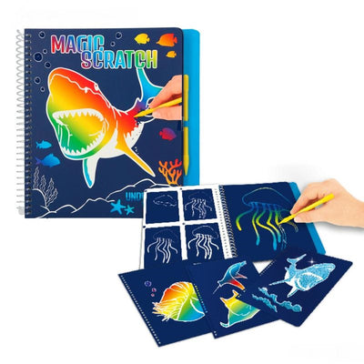 DINO WORLD MAGIC SCRATCH BOOK UNDERWATER