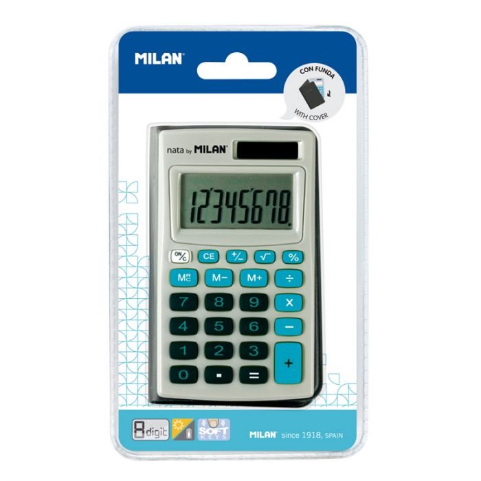 POCKET CALCULATOR BLUE 8 DIGIT