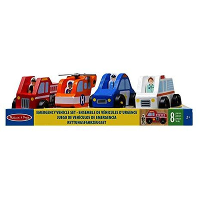 Emergency Vehicle Wooden Set