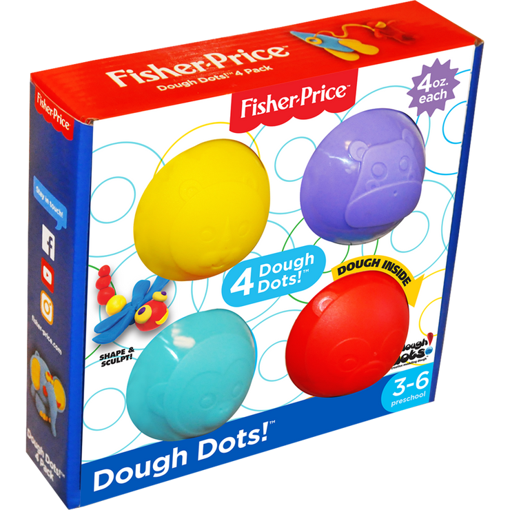 fisher price DOUGH DOTS 4PK box set