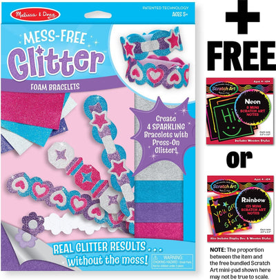 Mess-Free Glitter Foam Bracelets