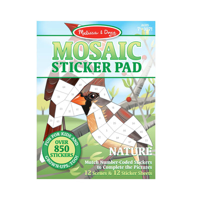 Mosaic Sticker Pad-Nature