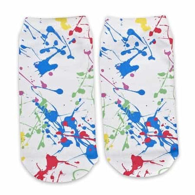 Top Trenz Ankle Socks Splatter