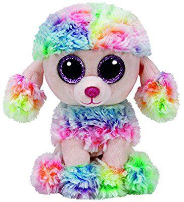 TY Beanie Boo Rainbow Poodle (15cm)