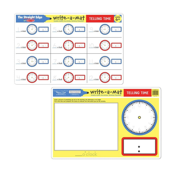 Telling Time Write-A-Mat