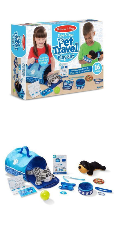 Tote & Tour Pet Travel Play Set