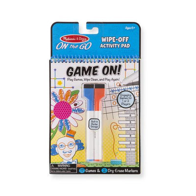 Wipe-Off Activity Games Pad