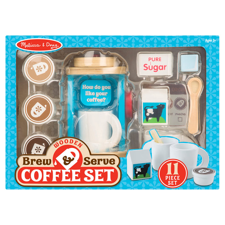 Wooden Brew & Serve Coffee Set