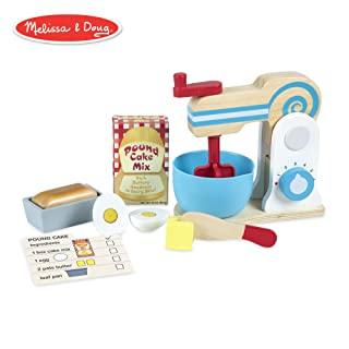 Wooden Make a Cake Mixer Set